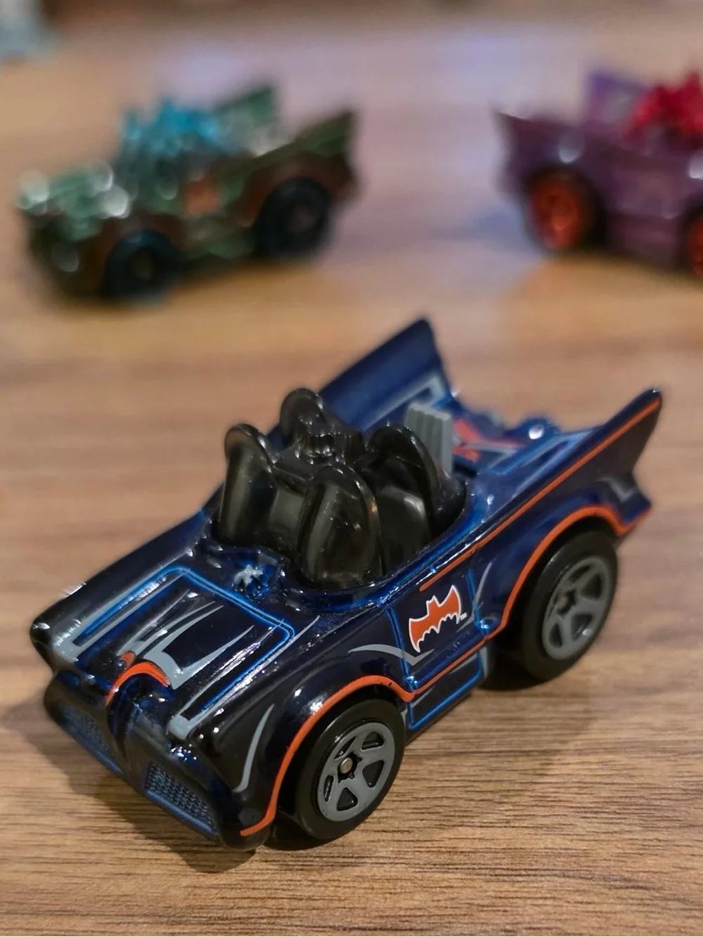 Hot Wheels Tooned Batmobiles 5 total